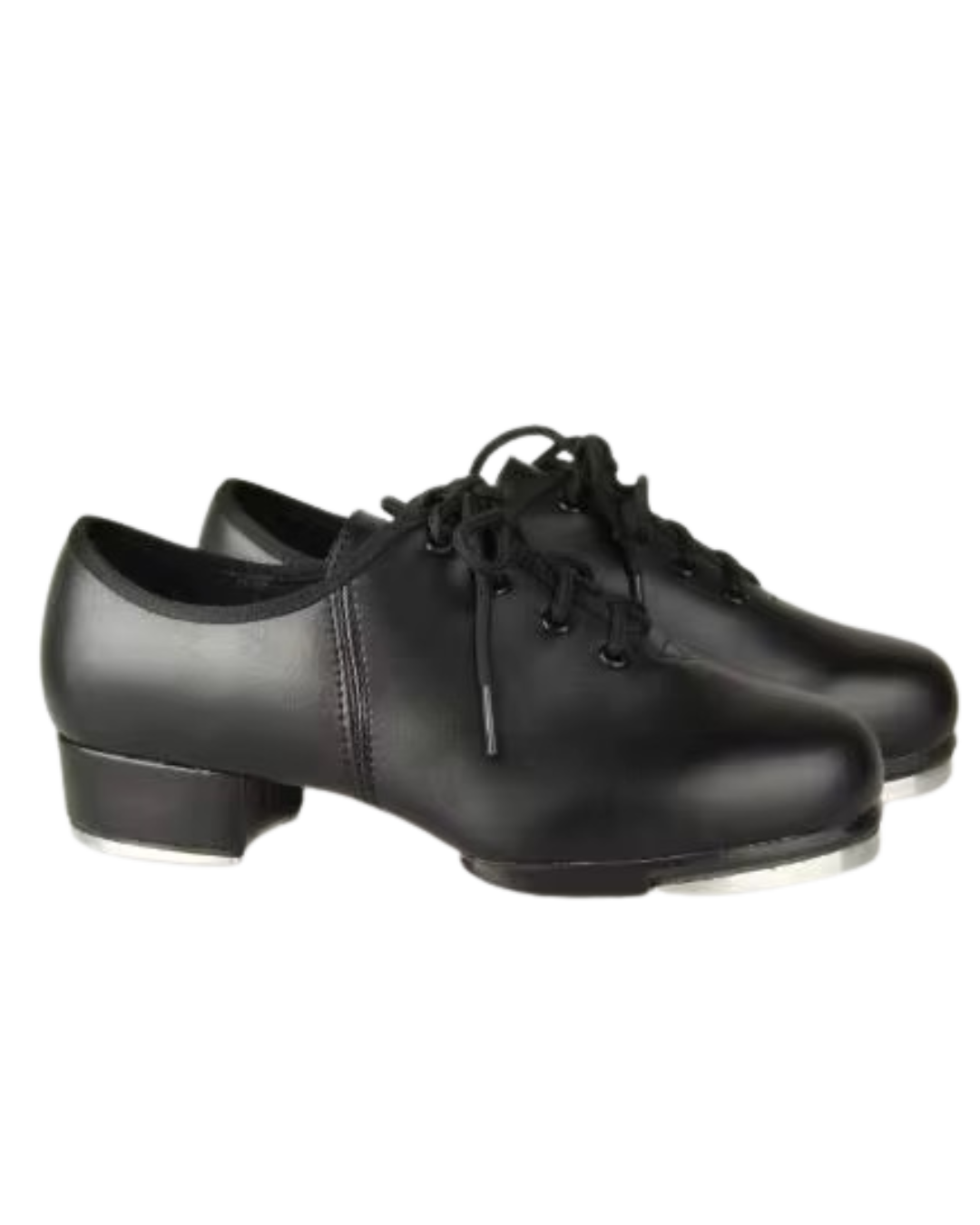 Black Lace-Up Tap Shoes