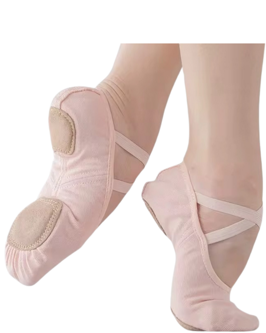 Canvas Stretch Split Sole Ballet Shoes